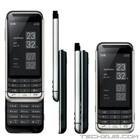 KDDI iida G9 Slider Mobile Phone