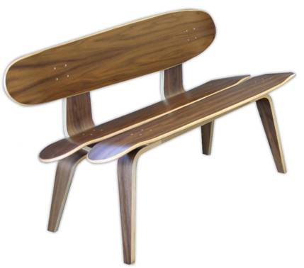 Creative Skateboard Made Furniture